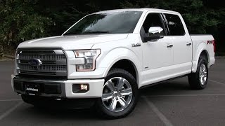 2015 Ford F150 Platinum FX4 Start Up Test Drive and In Depth Review [upl. by Asilrahc784]