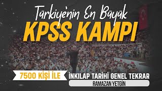 KPSS İnkılap Tarihi Genel Tekrarı  Ramazan YETGİN [upl. by Dlanod]