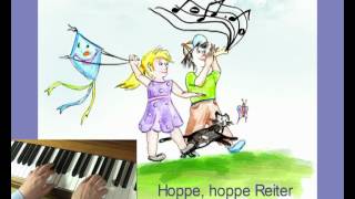 Hoppe hoppe Reiter  Kinderlieder [upl. by Ziagos]