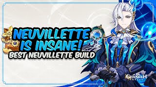 COMPLETE NEUVILLETTE GUIDE Best Neuvillette Build  Artifacts Weapons amp Showcase  Genshin Impact [upl. by Aerdma63]