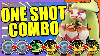 How to do the TSAREENA ONE SHOT COMBO like a PRO PLAYER  Pokemon Unite [upl. by Lletniuq]