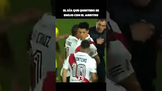 Quintero se enoja con el arbitro riverplate futbol river riverdale argentina futbolargentino [upl. by Kinch10]