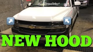 Installing HD HOOD On My SILVERADO [upl. by Demetra]