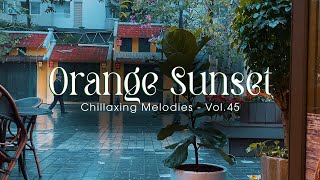 Orange Sunset 🍊 Cognitive Calm Enhance Study Sessions with Soft Music 🍵 Vol45 [upl. by Waldos913]