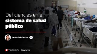 Deficiencias en el sistema de salud público [upl. by Lilhak]