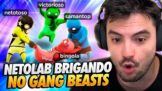 NETOLAB BRIGANDO NO GANG BEASTS [upl. by Eelinnej]