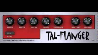 Tal Flanger Vst Demo [upl. by Oiluarb]