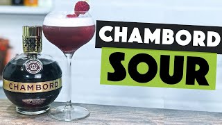 Chambord Cocktails  Raspberry Sour Recipe  Easy Cocktails to make at Home Bar  Steve the Barman [upl. by Junius]