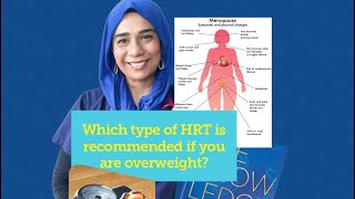 Which HRT is recommended if you are overweight [upl. by Doownyl]