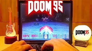 Doom95 on real Win95 on IBM ThinkPad T23 early Windows gaming [upl. by Suellen]