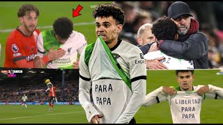 ASÍ FUE EL GOL Y LA EMOTIVA CELEBRACIÓN DE LUIS DIAZ A SU PAPÁ QUE CONMOVÍO AL MUNDO😭 REACCIÓN KLOPP [upl. by Gustavo]