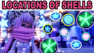 EVERY SEASHELL LOCATION IN ROYALE HIGH EASY GUIDE [upl. by Pammi]