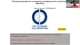 Dentifrices Preferences amp Recommendations  DrSSangeetha professor [upl. by Heilman]