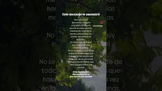 Este mensaje te encontró 10 de Septiembre Día mundial de prevención del suicidio sanacion [upl. by Darryn]