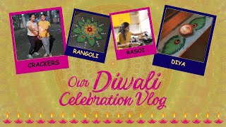 Diwali Vlog 2024🪔🎆😍PatakheRangoliKhana Aur Parivar🥰Zinal Naik diwali vlog familyvlog [upl. by Auqemahs835]