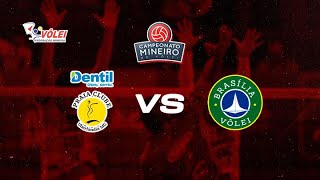 Campeonato Mineiro de Vôlei Feminino Dentil Praia Clube x Brasília Vôlei  AO VIVO [upl. by Inaleon]