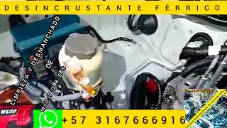 desincrustante férrico para limpieza vehicular WhatsApp 57 316 766 69 16 [upl. by Karilynn]