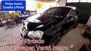 Pintar Volkswagen Ventó Negro Perlado pasó a paso 😱 [upl. by Jerad743]