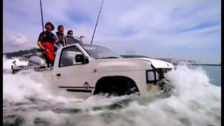 Crossing the Channel in Car Boats HQ  Top Gear [upl. by Concoff318]