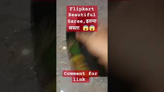 Flipkart Saree Review unboxing flipkartcollection flipkarthaul flipkart under500shorts review [upl. by Irelav]