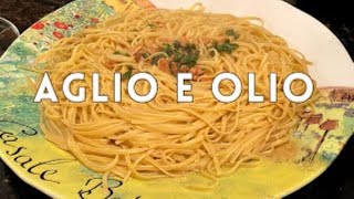 Questionnaire on Aglio E Olio [upl. by Ahsiym]