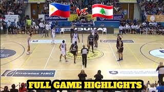 Strong Group PH vs Beirut Lebanon Full Game Highlights  33rd Dubai International Basketball Champ [upl. by Eseilana]