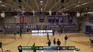 Wheaton College Mass Mens Basketball vs Babson College  February 7 2024 [upl. by Norling]