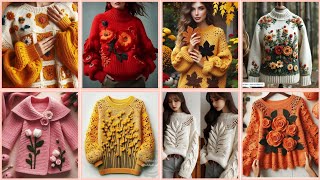 latest woolen sweater design gorgeous collection 😍🤩fashion2024trendingwoolennew [upl. by Sineray]