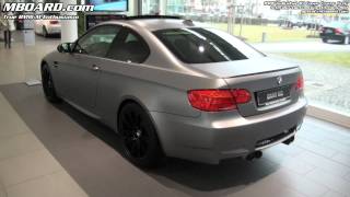 BMW M3 Frozen Grey Individual Coupe with contrasting stitching red [upl. by Inafit]