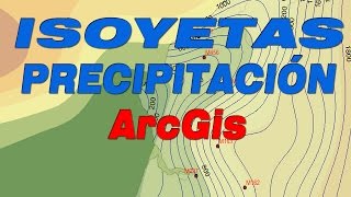 Arcgis online  Generacion de isoyetas de precipitacion [upl. by Ahsakal]