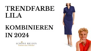 Trendfarbe Lila kombinieren in 2024  Outfit Ideen [upl. by Rind]