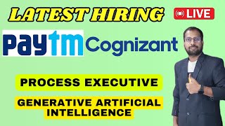 Cognizant Latest Hiring Started  2025  2024  2023 Batch Hiring  Paytm Tower Research Jobs [upl. by Kozloski]