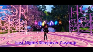 Last Nights Sleepover Clean Up Quest  Royale High NEW Campus [upl. by Ahsei]