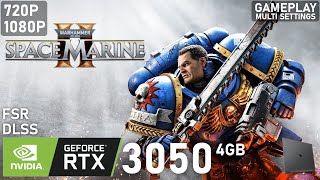 Warhammer 40000 Space Marine 2  RTX 3050 Laptop  5600H  2x8GB  Gameplay Multi Settings [upl. by Ycnahc]