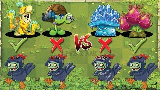 PvZ 2 Challenge  All New Plants POWERUP Vs 40 Zombie Stones  Who Will Win [upl. by Maitland]