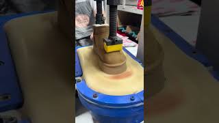 Process of Shaping Snow Boots with a Press Machine [upl. by Elodia]