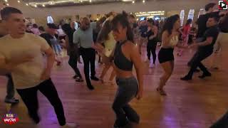 Brenda Liew y Oscar Martinez social dancing at BIG Salsa Festival Preparty [upl. by Resaec699]