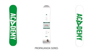 2022 Academy Snowboards Propaganda Series Review [upl. by Anneg]