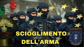 Carabinieri Piacenza La Conferma Piano Di Scioglimento dellARMA e Eurogendfor [upl. by Audi]