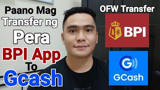 PAANO MAG TRANSFER NG PERA FROM BPI TO GCASH  BPI NEW APP  GCASH APP [upl. by Ayana]