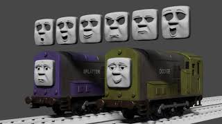 Splatter and Dodge got redesigned and are coming soon to Sodor Online [upl. by Ollehto]