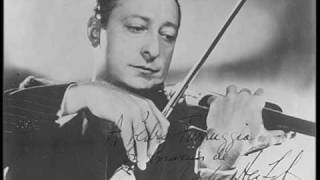 Heifetz plays Sinding Suite in A minor  I Presto [upl. by Bow]