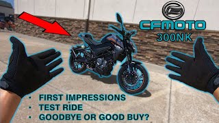 CFMOTO 300NK  TEST RIDEREVIEW  CFMOTO USA  BEST NAKED BEGINNER BIKE 2024  CFMOTO 300NK 2024 [upl. by Kotto]