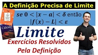 Limite  Exercícios resolvidos pela definição precisa de limite  Aula 1 [upl. by Nuhsal643]