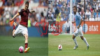 ANDREA PIRLO VS FRANCESCO TOTTI ▶ Skills Assists amp Goals 2016 HD [upl. by Assenay]