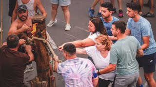 Toros ultima tarde Barrio Tosalet  Toro de calle  Onda [upl. by Nakhsa]