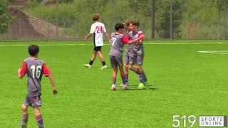 Under 13 Soccer Ontario Cup Playdowns  Caledon FC vs Kitchener TFC Academy [upl. by Baird]