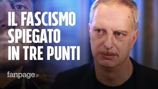 Il fascismo secondo Antonio Scurati quotFu Mussolini a coniare il termine antipoliticaquot [upl. by Naitsihc]