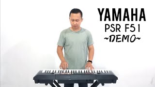 Yamaha PSR F51 Demo [upl. by Sterling]