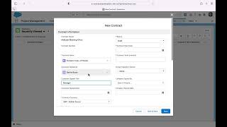 How to Create Contracts in Salesforce [upl. by Arhoz]